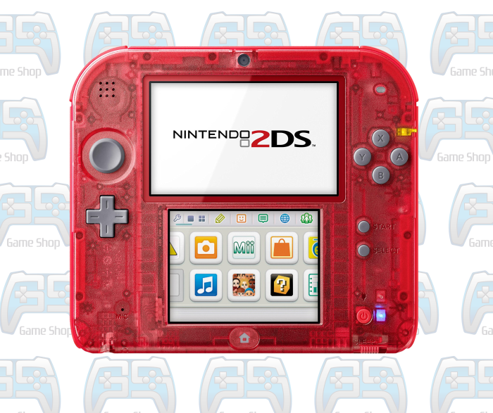 CONSOLE NINTENDO 2DS EDITION POKEMON OMEGA RUBY | TRANSPARENT RED – Image 2