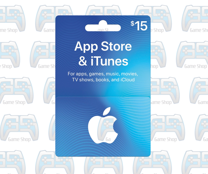 CARTE PRÉPAYÉE iTUNES : 15 DOLLARS | Gift Card