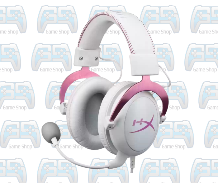 CASQUE GAMING HYPERX CLOUD II USB WIRED SURROUND 7.1 PINK – Image 2