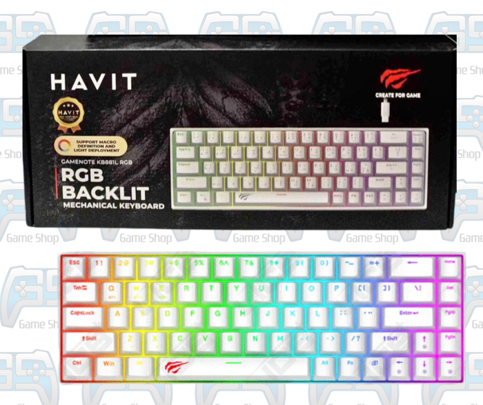 CLAVIER GAMER RGB HAVIT GAMENOTE KB881L